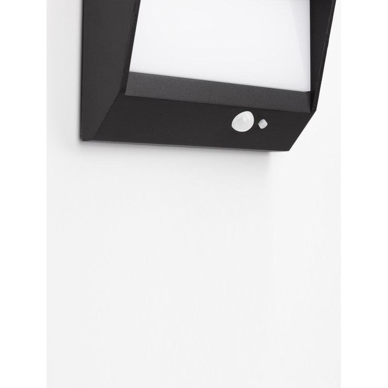 Black Integrated LED Outdoor Flush Mount
