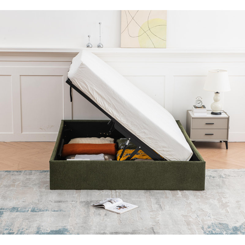 Lit plateforme avec rangement Aristedes, Tortue, Double