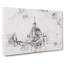 Almudena Cathedral In Madrid Spain - Wrapped Canvas-56664408