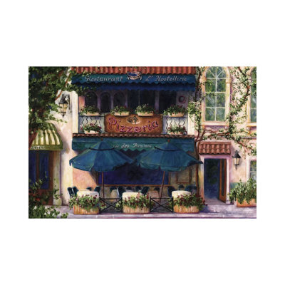 «Cafe V» par Malenda Trick - peinture sur toile tendue