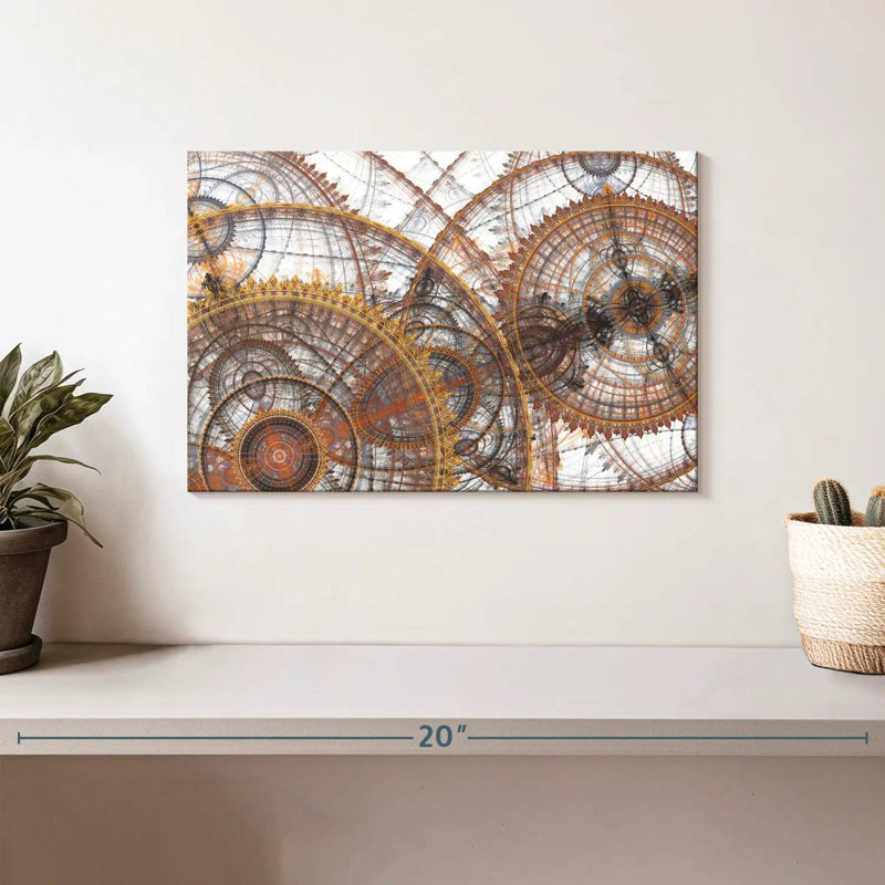 Senne Vintage Gears, 8" H x 12" W