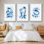«Blue Breeze I», ensemble de 3 reproductions de photos sur toiles-97757349-97757356
