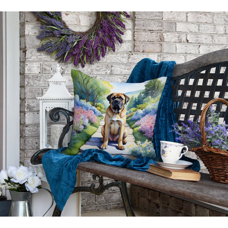 Coussin décoratif intérieur / extérieur Spring Path, H 18 po x l 18 po