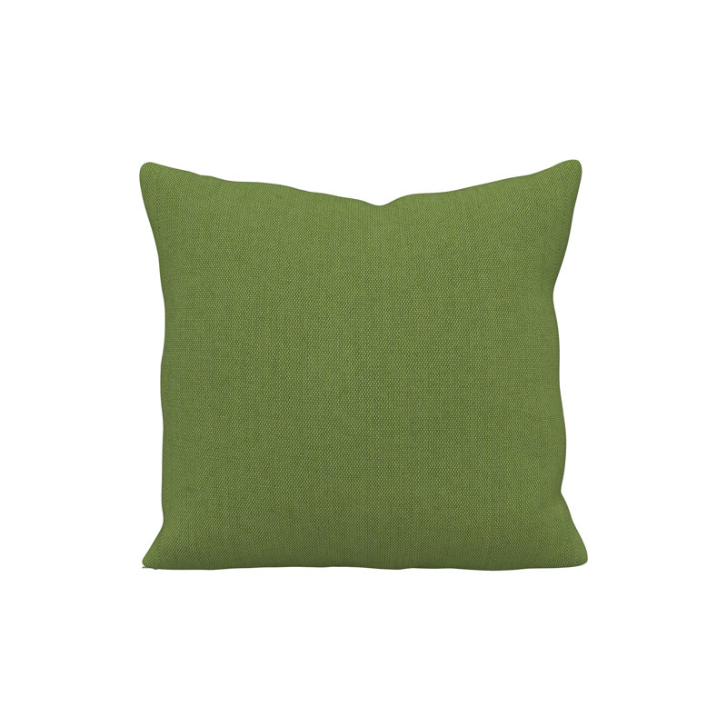 Gabi Sunbrella® Indoor/Outdoor Throw Pillow, Square 16", Spectrum Cilantro Sunbrella® Plainweave