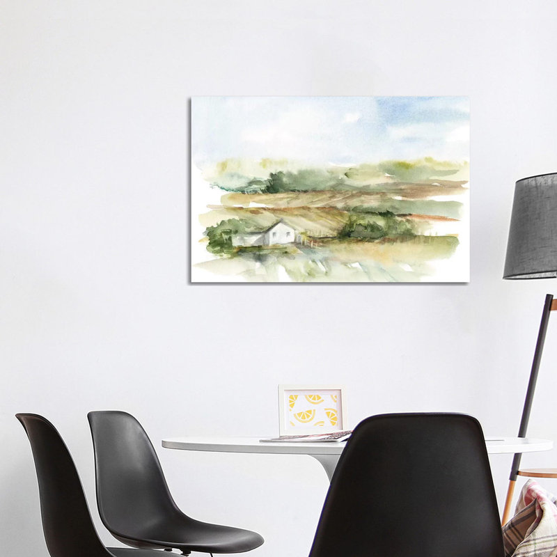 Rural Plein Air V 1 Piece Wrapped Canvas Painting, 101.6 cm H x 66.04 cm W x 1.91 cm D