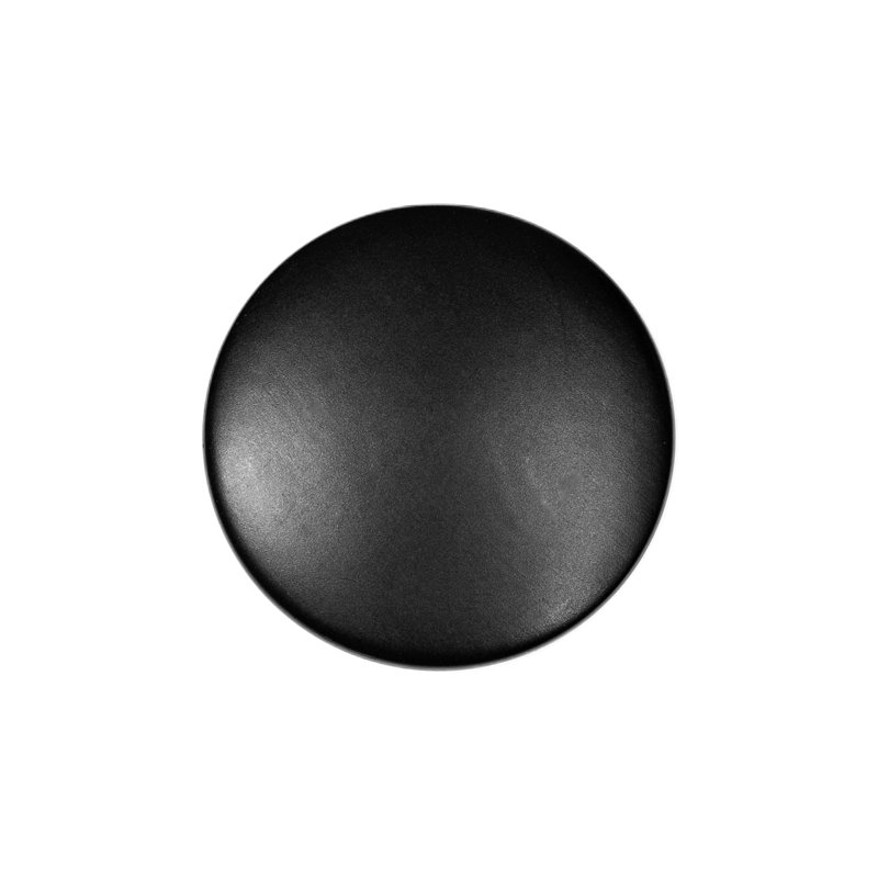 Facette Round Knob, Matte Black