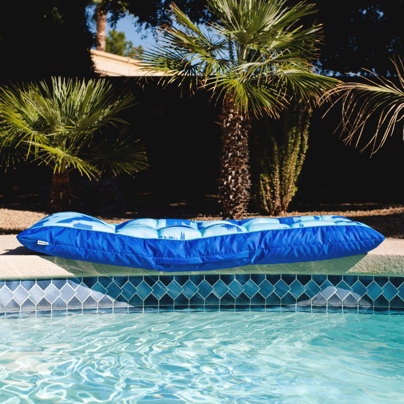 Flotteur et chaise longue Big Joe Kona, Pinceau bleu