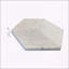 Carrelage hexagonal en marbre, marbre blanc, marbre naturel, pour mur, fini texturé ol, marbre cannelé 3D, pierre naturelle, 1 boîte de 12 pièces
