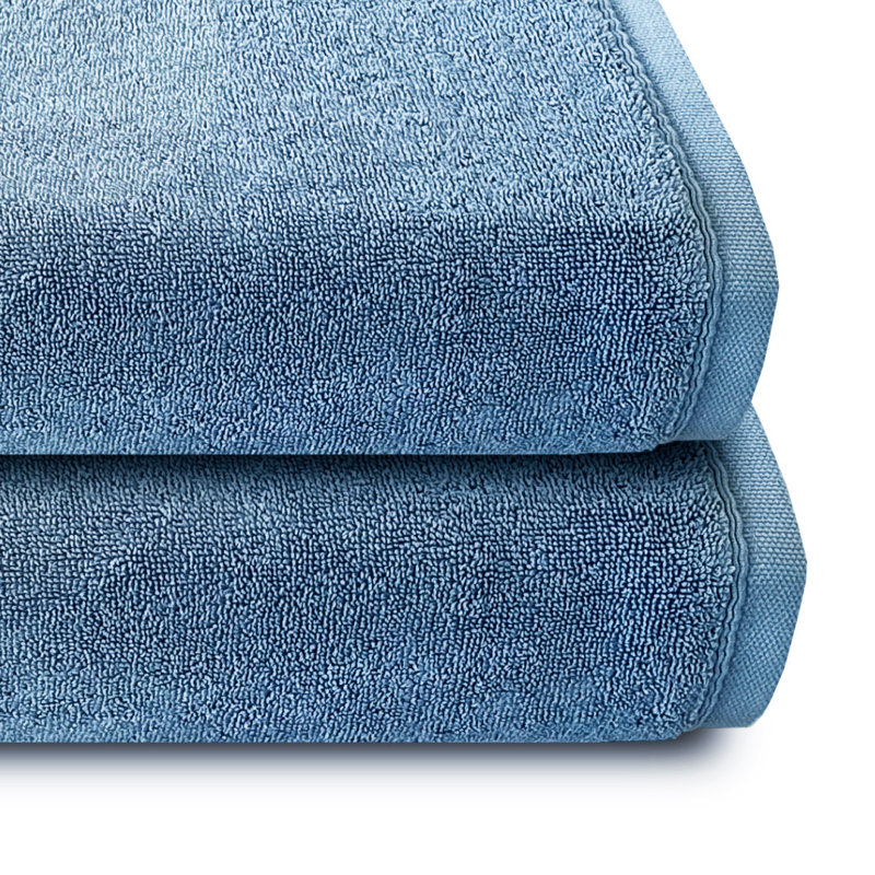 Ensemble de 3 pièces pour lit d'invité en coton turc Lansvale, Bleu