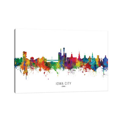 " Iowa City Iowa Skyline " by Michael Tompsett
