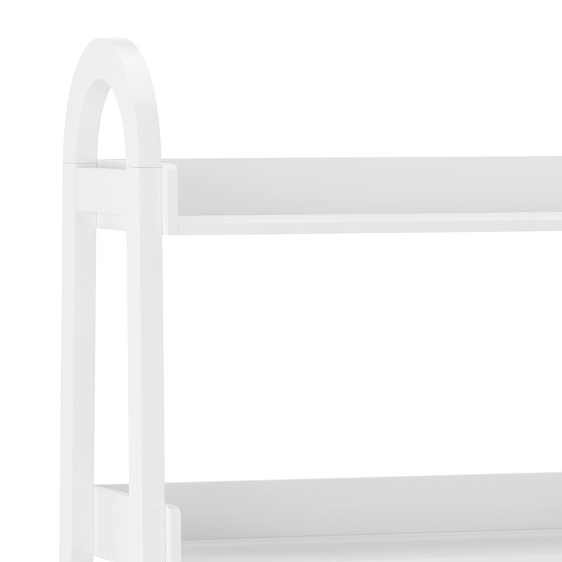 Aurey Kids Storage Bookshelf With 3 Open Shelves And Lower Storage Compartment