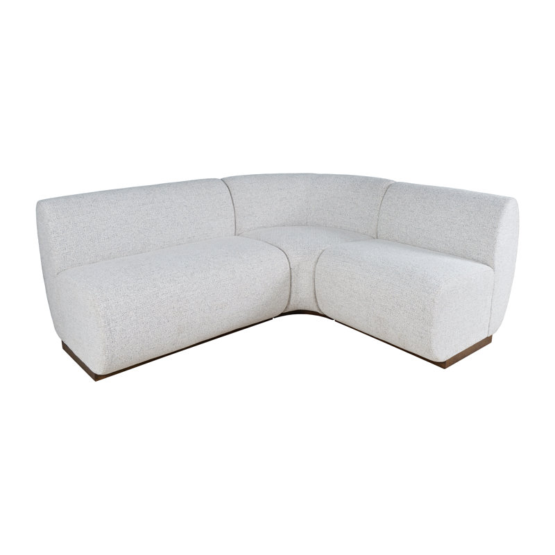 Housley Modern Banquette Upholstered Sectional Bench Seating With Performance Fabric
