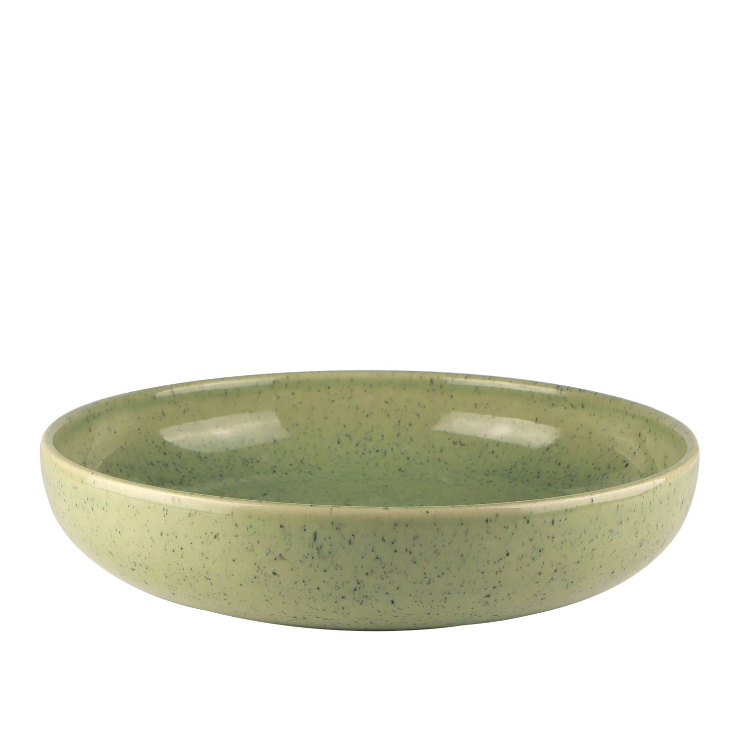 Kisung 40oz. Stoneware Pasta Bowl, Green