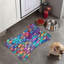 Tapis d'alimentation en forme d'os 1 pièce Colorburst Scales-101347110