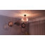 Ventilateur de plafond 19 po en rotin tissé de style rustique avec lumière DEL, télécommande et moteur réversible à 6 vitesses pour la chambre à coucher, le salon ou la cuisine