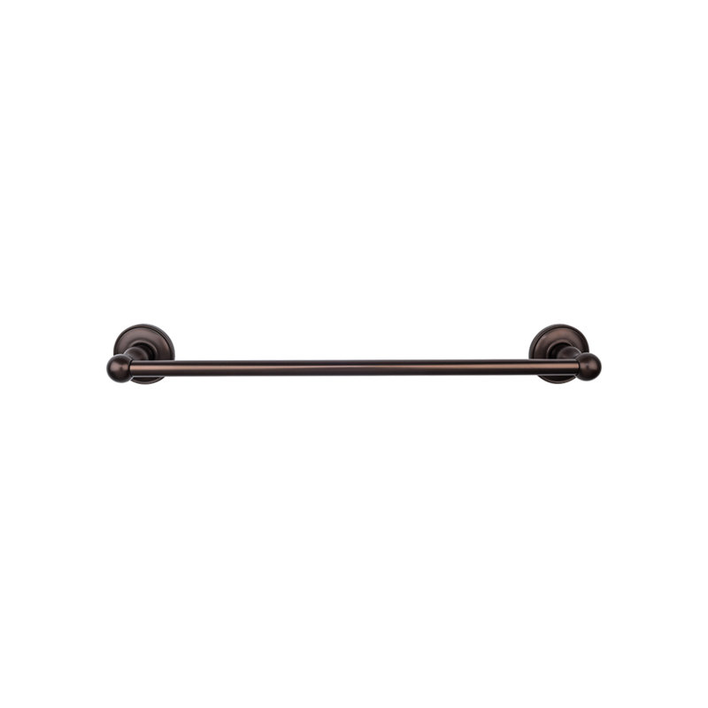 Edwardian Bath Single Wall Mounted  Towel Bar, Oiled Rubbed Bronze