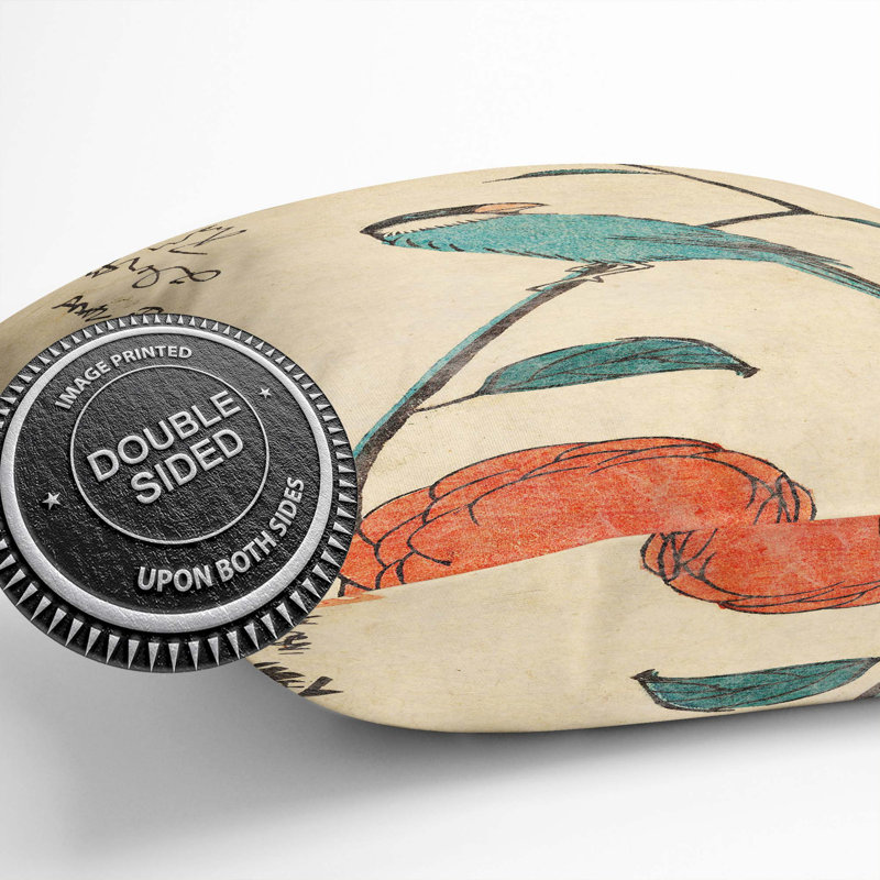 Floral Square Throw Cushion, 40cm H x 40cm W x 15cm D