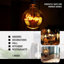 Vintage Love LED Bulbs 4W Edison Bulb Super Globe 125 Warm Specialty Decorative Light Bulb Pack 2