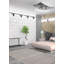 Tapis gris Sienna 5 pi 3 po x 8 pi