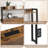 Storage With LED lights Full Headboard-Tête de lit, Headboard With Charging Station-1912796739