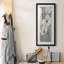 Peinture sur papier encadrée-236685435