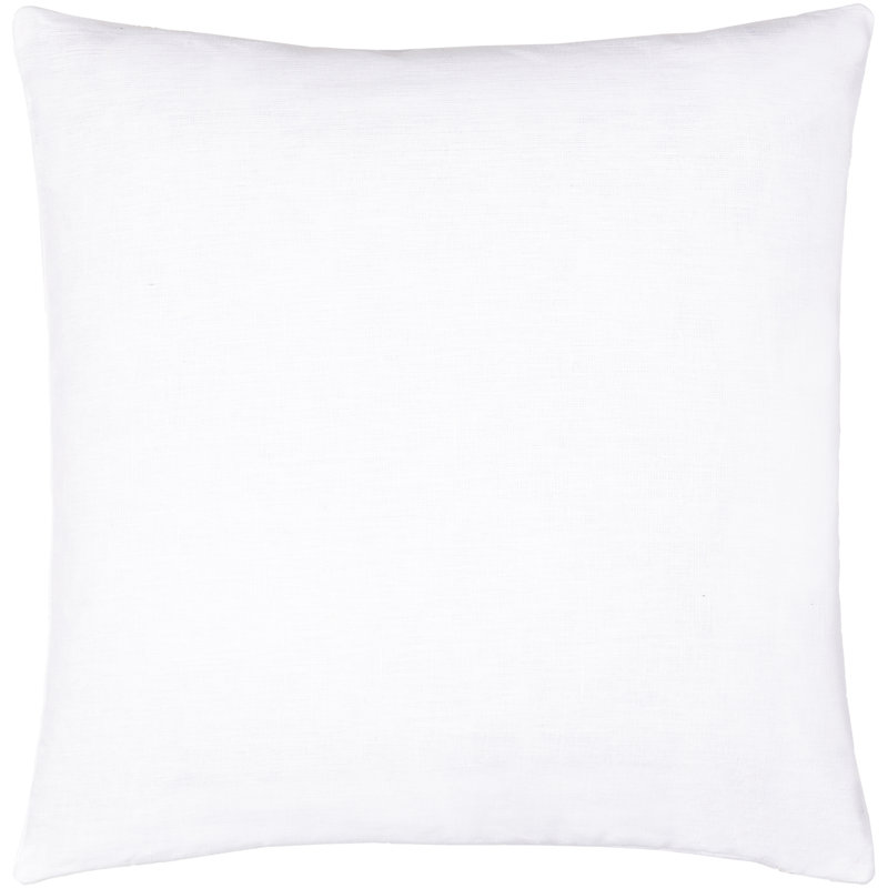 Mercersburg Linen Pillow Cover, 18" x 18", White