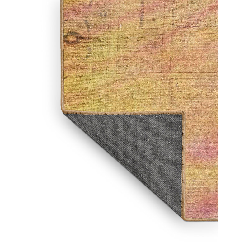 Abstract Indoor Rug, Rectangle 2' x 4'