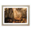 Forest in an Orange Glow - Picture Frame Painting Print-55577649-55577647