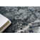 Floor Art Abstract Area Rug in Silver