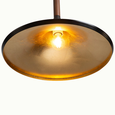 Lodi Pendant Light - Matte Black, Walnut