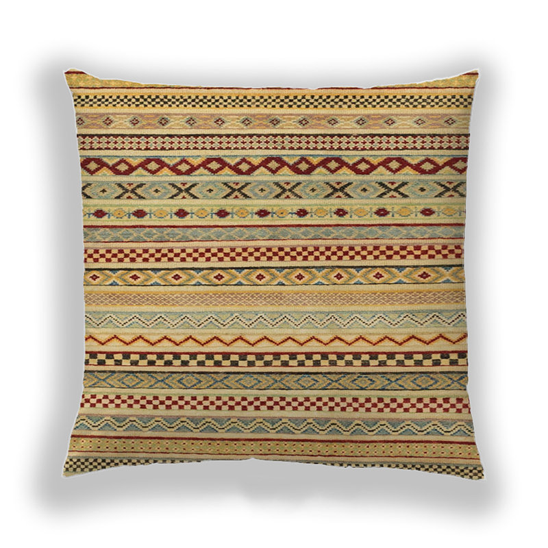 Coussin Abstract 2239, Microsuède