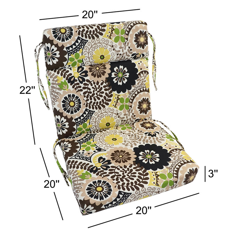 Outdoor 3'' Seat / Back Cushion