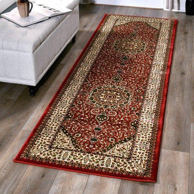 Tapis traditionnel rouge Palfrey Collection