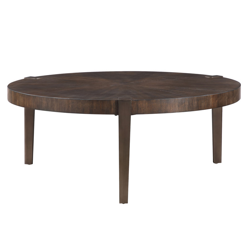 Table basse 48 po, Brun, Brun