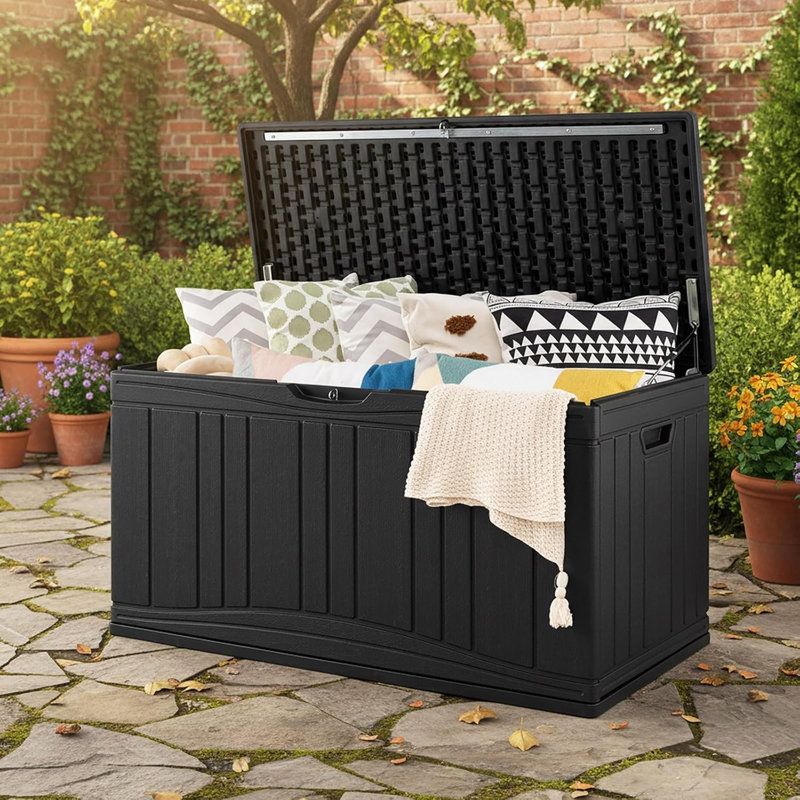 Flash W Deck Box, Black
