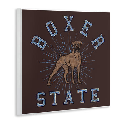 Art mural rétro "Boxer State" par Spirit Animals / Life Is High