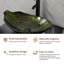 21.7" Stained Glass Bathroom Vessel Sink VS109GN
