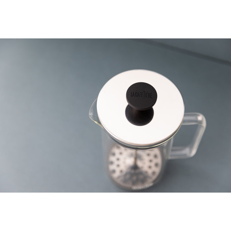 8 Cup Glass Cafetiere, 1 L