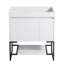Meuble-lavabo simple 30 po avec plateau en céramique Volcy