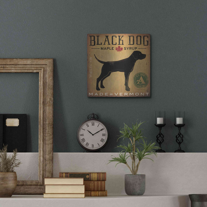 «Black Dog At Show» par Ryan Fowler, H 12 po x l 12 po