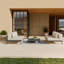 Filmore 4 - Person Modular Patio Conversation Sets with Cushions