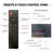 33 Inch Infrared Electric Fireplace Insert, Touch Panel Home Decor Heater,Smokeless Firebox .With Fixed Trim Kit