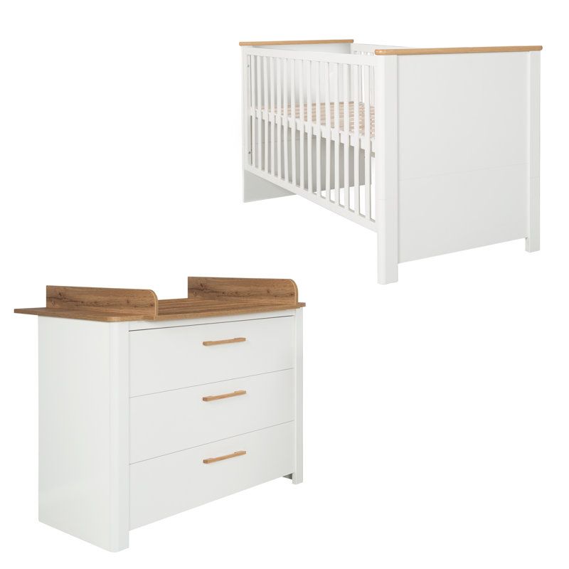 Ava Convertible 2 -Piece Nursery Furniture Set