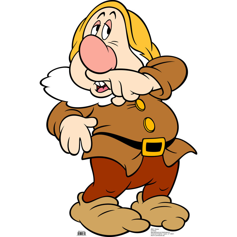 Sneezy Life-Size Cardboard Stand-Up
