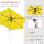 Parasol de marché éclairé 7 pi 6 po Acworth-619214081