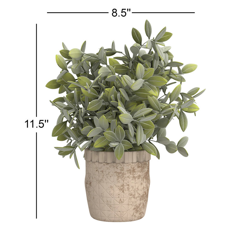 Eucalyptus artificiel 10,25 po en pot