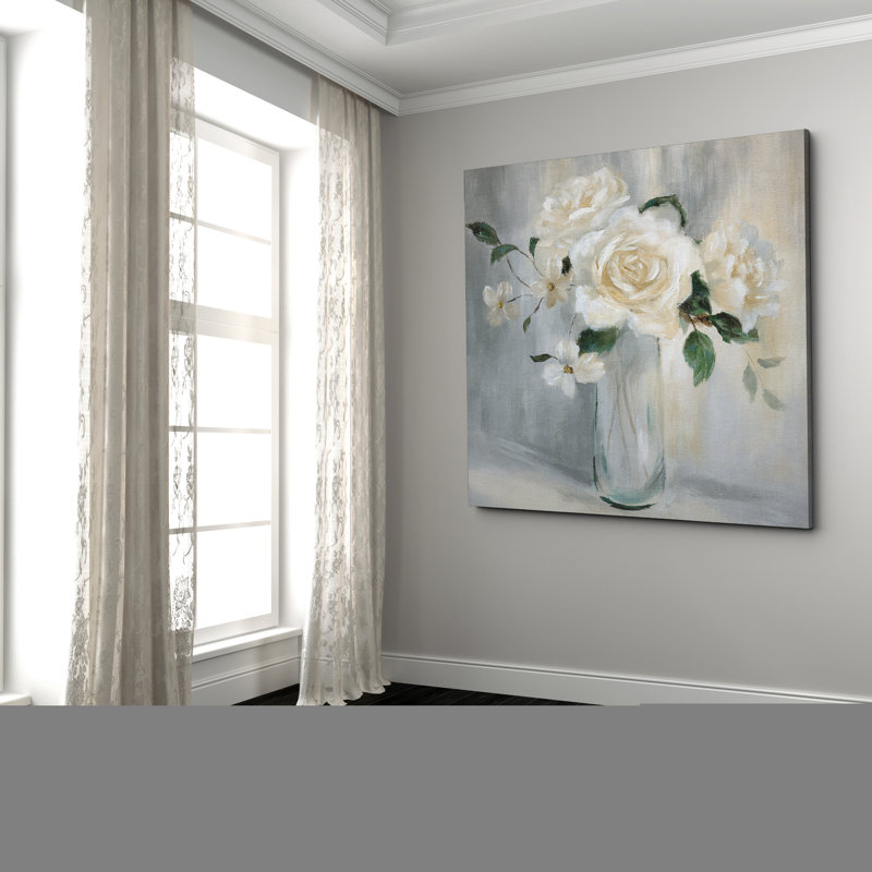 Carolina Carolina Bouquet I - reproduction d'art sur toile, H 24 po x l 24 po x P 1,5 po