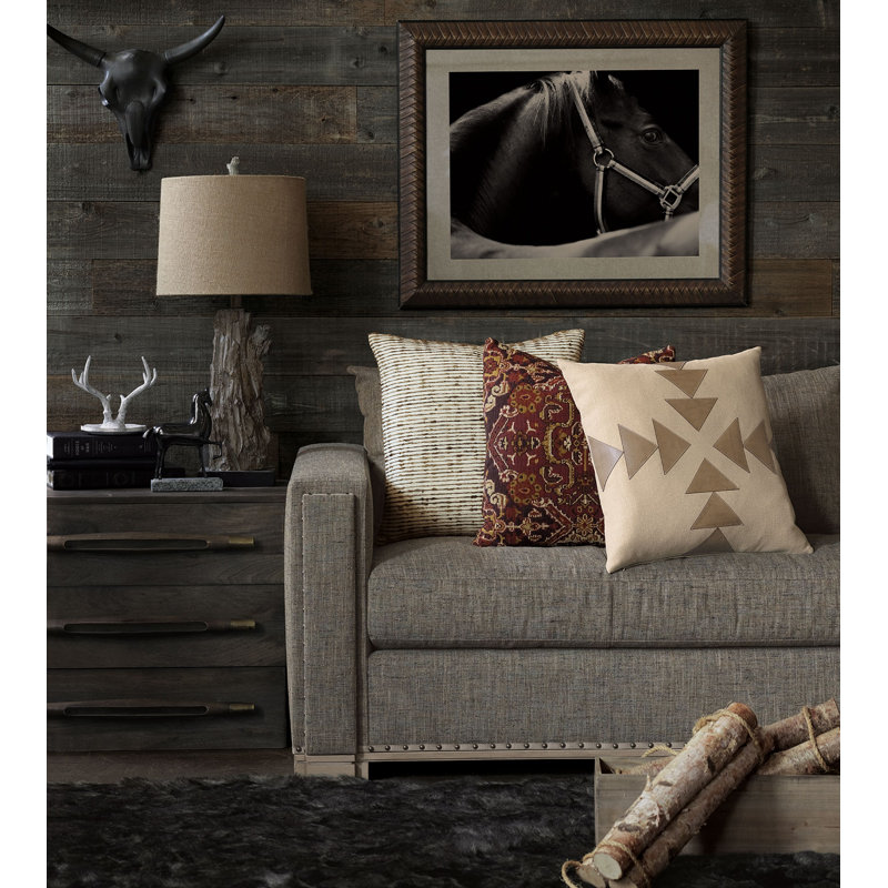 Housse et insert de coussin carré en soie Barclay Butera