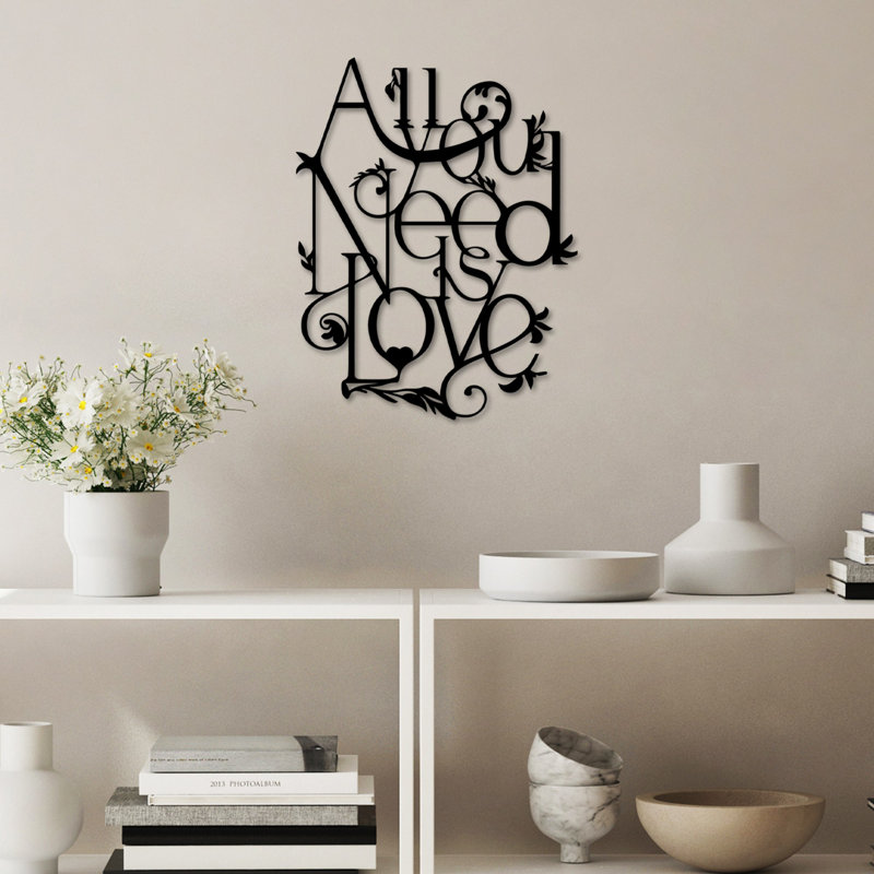 Elegant Decorative Metal Wall Accessory, Black Finish, 17.3 x 22.4 Inches | 100% Metal Construction, Thickness: 0.06 Inches | Lightweight Design (0.97 lbs) | Perfect for Home Decor & Modern Aesthetics