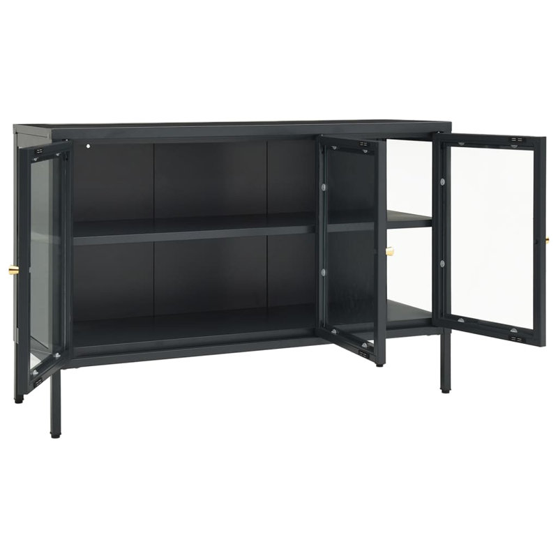 Brandalucci 105cm Sideboard, Anthracite